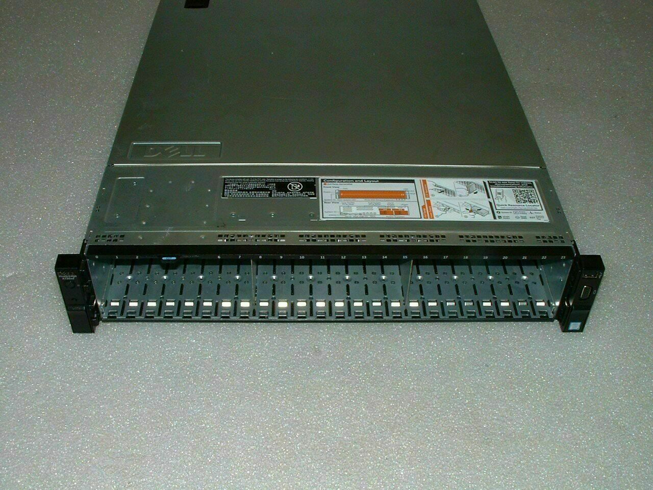 Dell Poweredge R730xd 24SFF / 2x E5-2680 v3 2.5ghz / 64gb / H730 / 24x Trays
