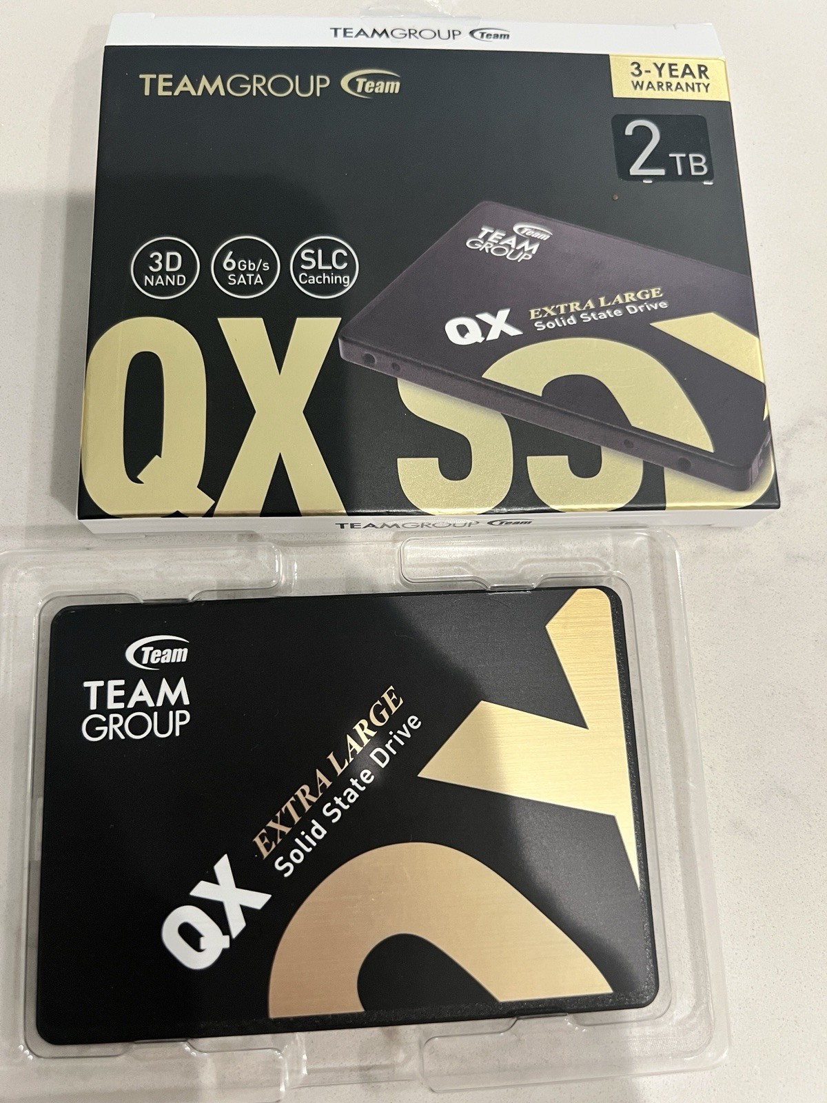 TEAMGROUP QX XL 2TB 3D NAND QLC 2.5 Inch SATA III Internal Solid State Drive SSD