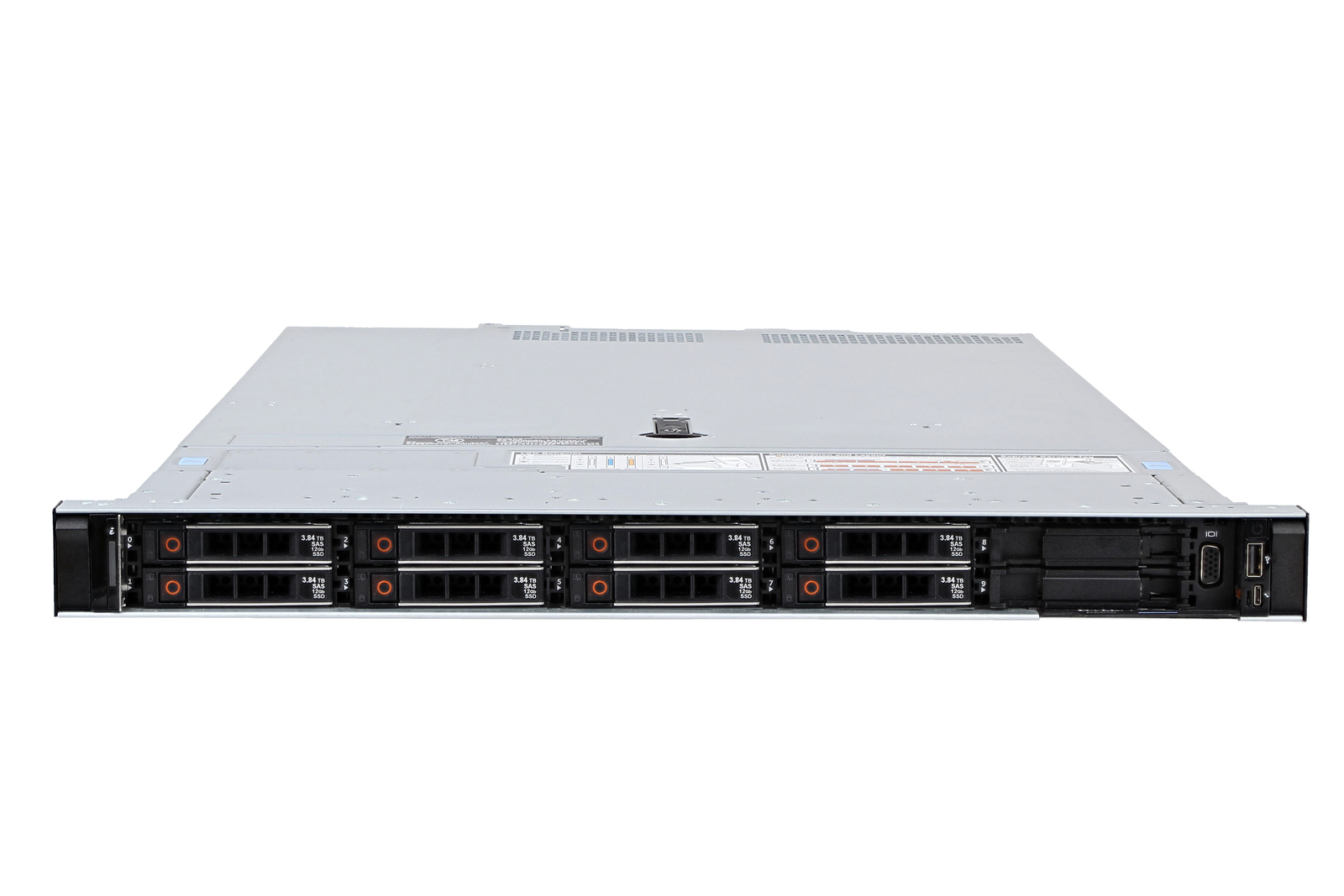 Dell R6515, 1 x EPYC 7702P, 256GB RAM, 8 x 3.84TB SSDs | 3 Year Warranty