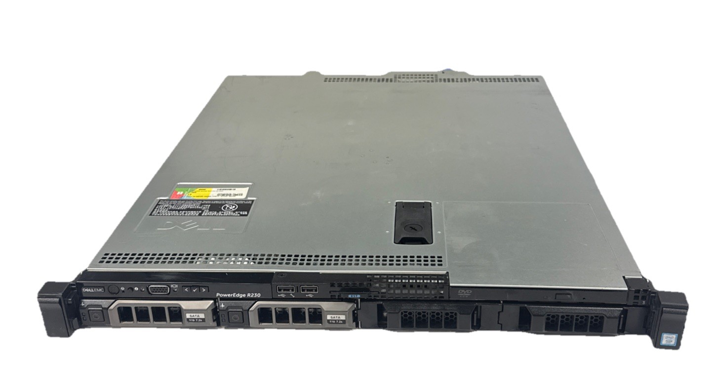 Dell PowerEdge R230 Server Xeon E3-1230 v5 3.4GHz 16GB RAM DDR4 PERC H330