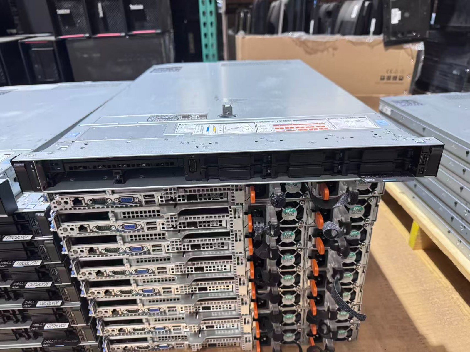Dell PowerEdge R640 1U 8SFF Server Barebones 2x Gold 5122 256GB H740 2x 750w