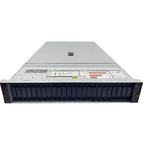 Dell PowerEdge R7525 Server 8x NVMe + 16x SAS/SATA + 2x AMD 7542 CPU 2.9-3.4GHz