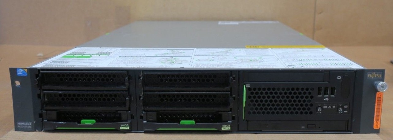 Fujitsu Primergy RX300 S6 2x 6-Core X5650 2.66GHz 64GB Ram 446GB HDD 2U Server