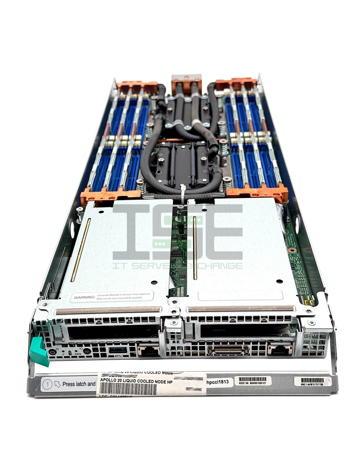 HPE Apollo 20 System Node 2 x Intel 9242 NO RAM CPU and memory cooling loop