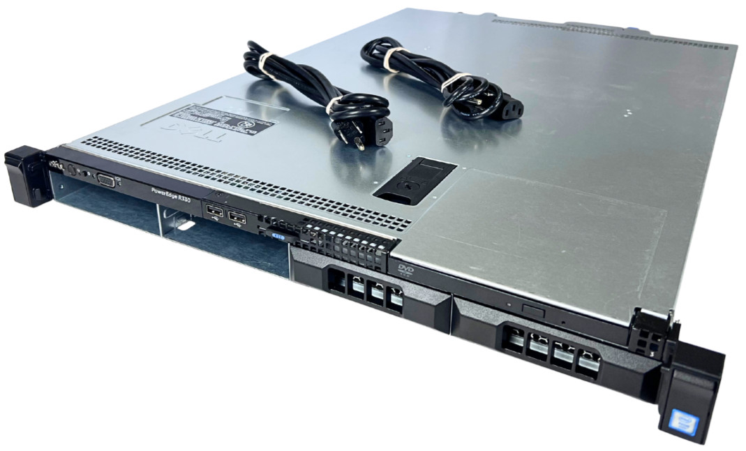 Dell PowerEdge R330 4 LFF 1U Server Xeon E3-1270 v6 3.8 GHz, 350W, No RAM/No HDD
