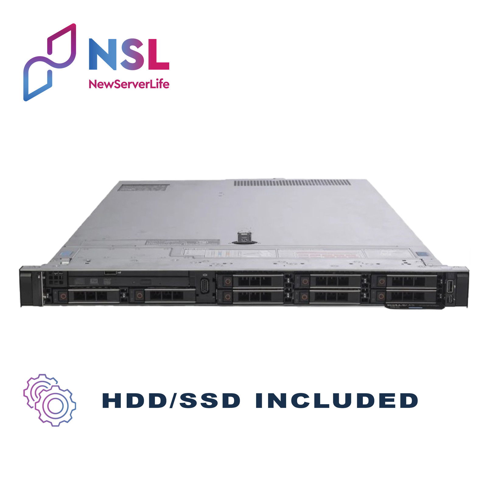 DELL R640 8SFF 2x Gold 6248 2.5GHz =40 Cores 128GB H730p 2x 1.2TB SAS 4xRJ45