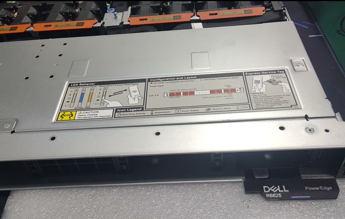 DELL R6625 Server 8X2.5″(SAS/SATA) H745 2X800W/Support AMD EPYC 9004 CPU