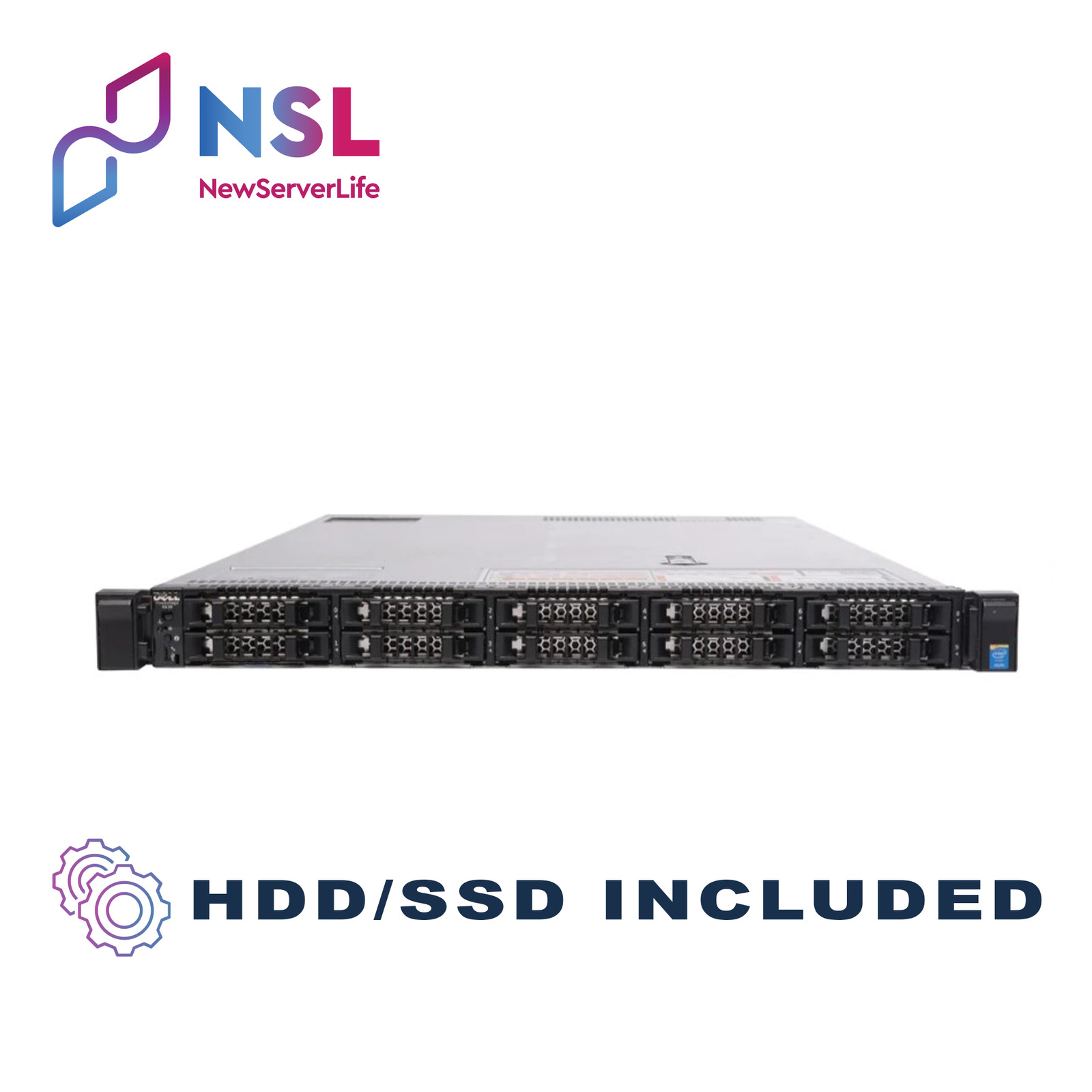 DELL R630 10 Bay SFF 2x E5-2687Wv3 3.1GHz 20C 64GB H730 2x 800GB SSD 4xRJ45