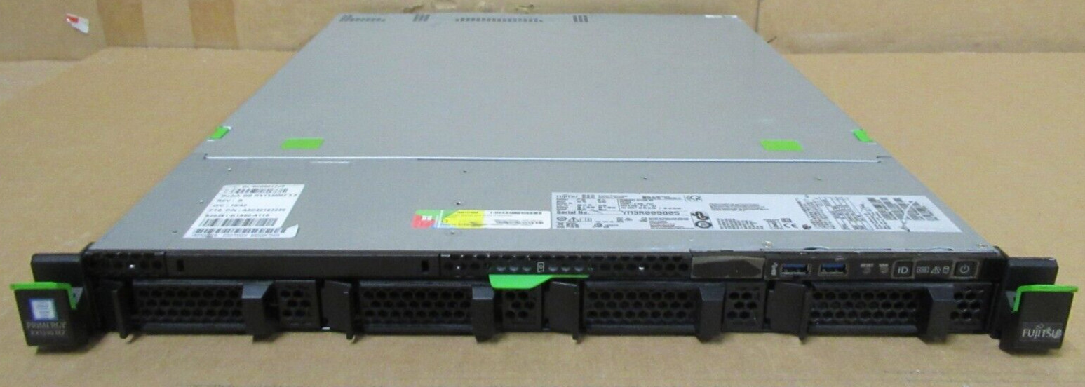 Fujitsu Primergy RX1330 M2 Xeon E3-1200V5 Family +4xUDIMM 4x 2.5″ Bay Server CTO
