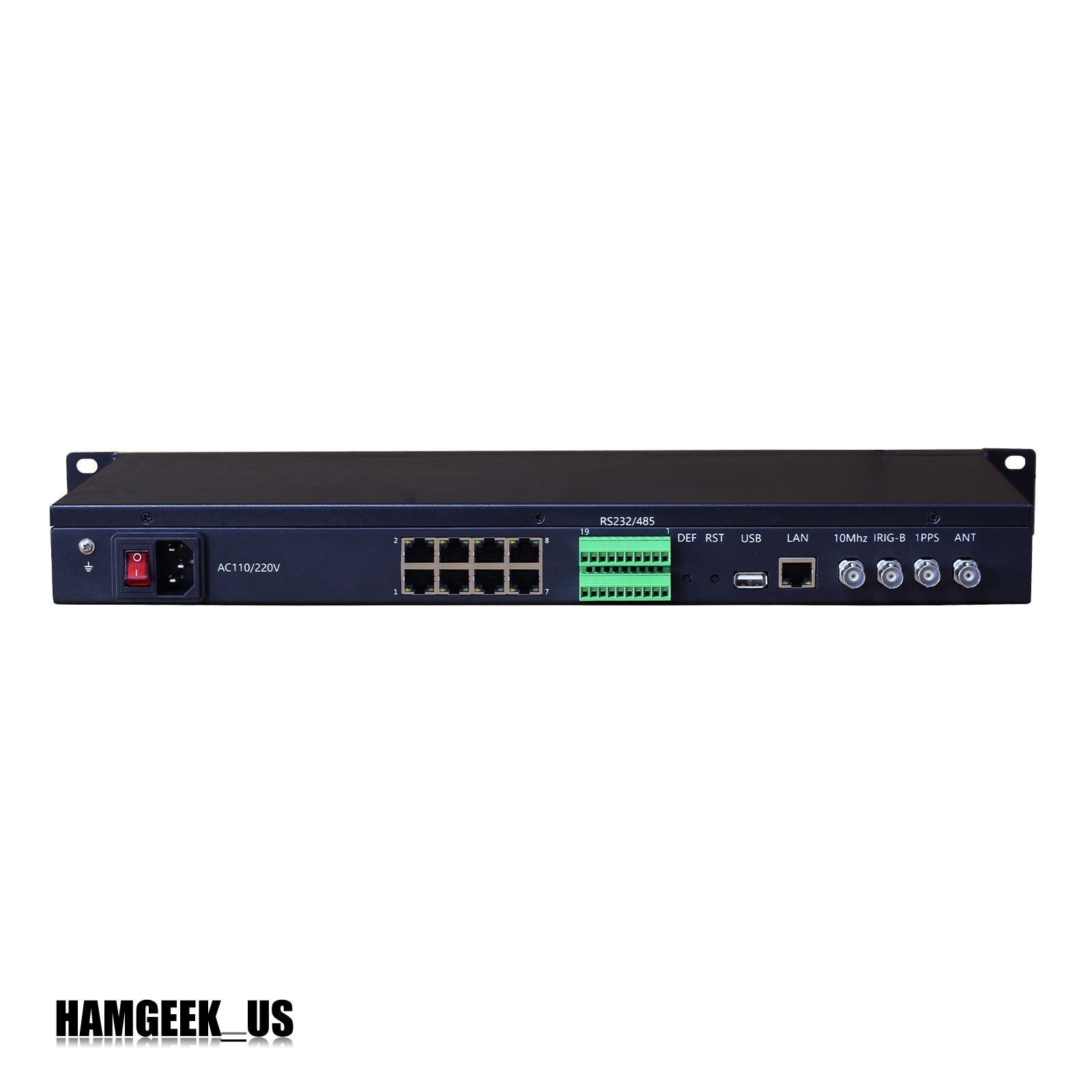 Network Time Server for Beidou GPS PTP Clock Server IEEE1588 30m Antenna+6 Port