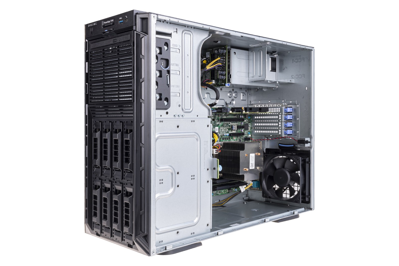 Server Dell T340 8×3.5″ 1x E-2124 128GB H730P 2x480GB 2xPSU