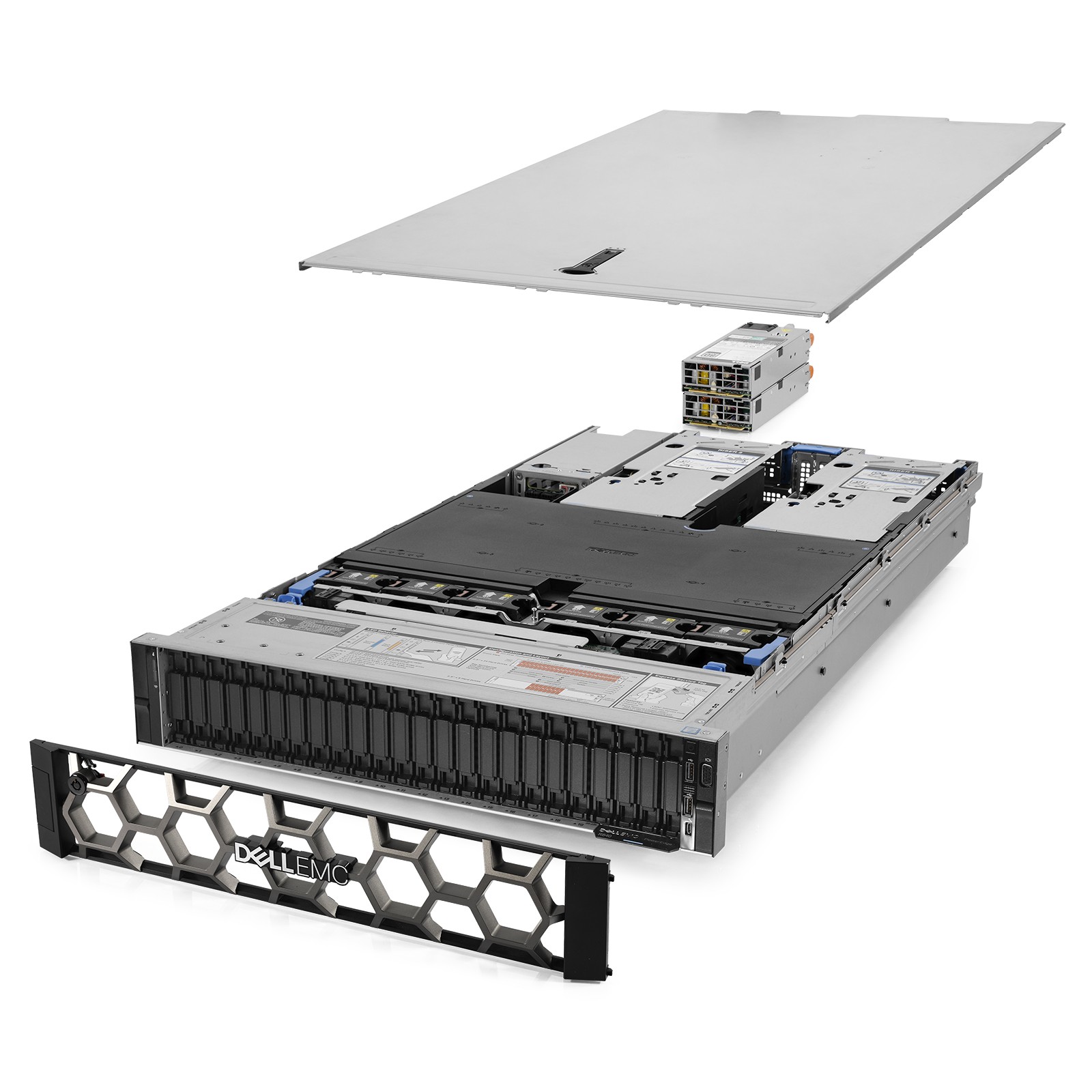 Dell PowerEdge R840 Server 1.70Ghz 32-Core 128GB RAM + 1.4TB SATA SSDs Bezel