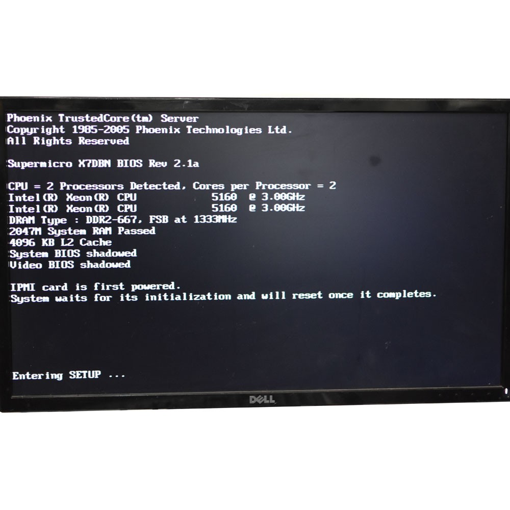 Supermicro X7DBN 2U Server 12x 3.5 Bays, 4x 1GB PC2 Ram / 2x 5160 3.00ghz No HDD