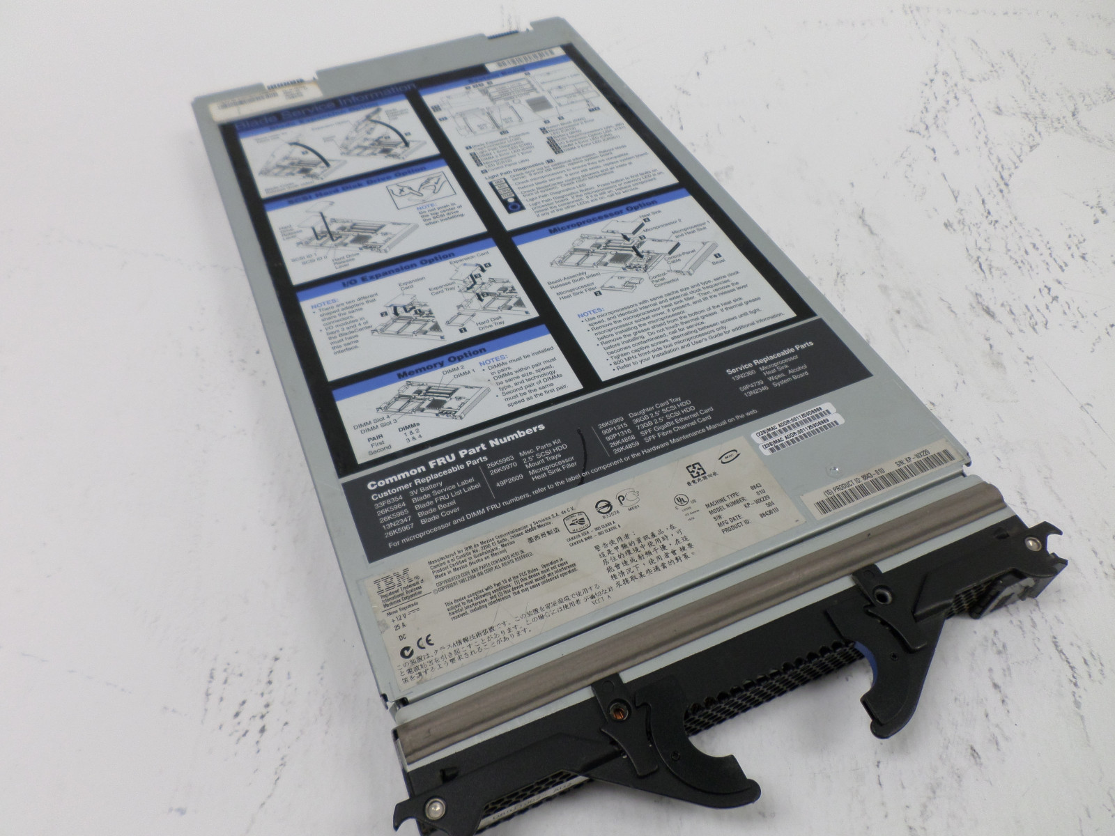 IBM 8843-01U BladeCenter HS20 Xeon 2.8GHz 1GB DDR2 Server 26K5967 25K9469