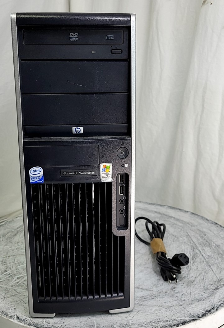 HP Workstation XW4400 GE505UP#ABA MINI TOWER Server CORE2 4300 8GB SEE NOTES