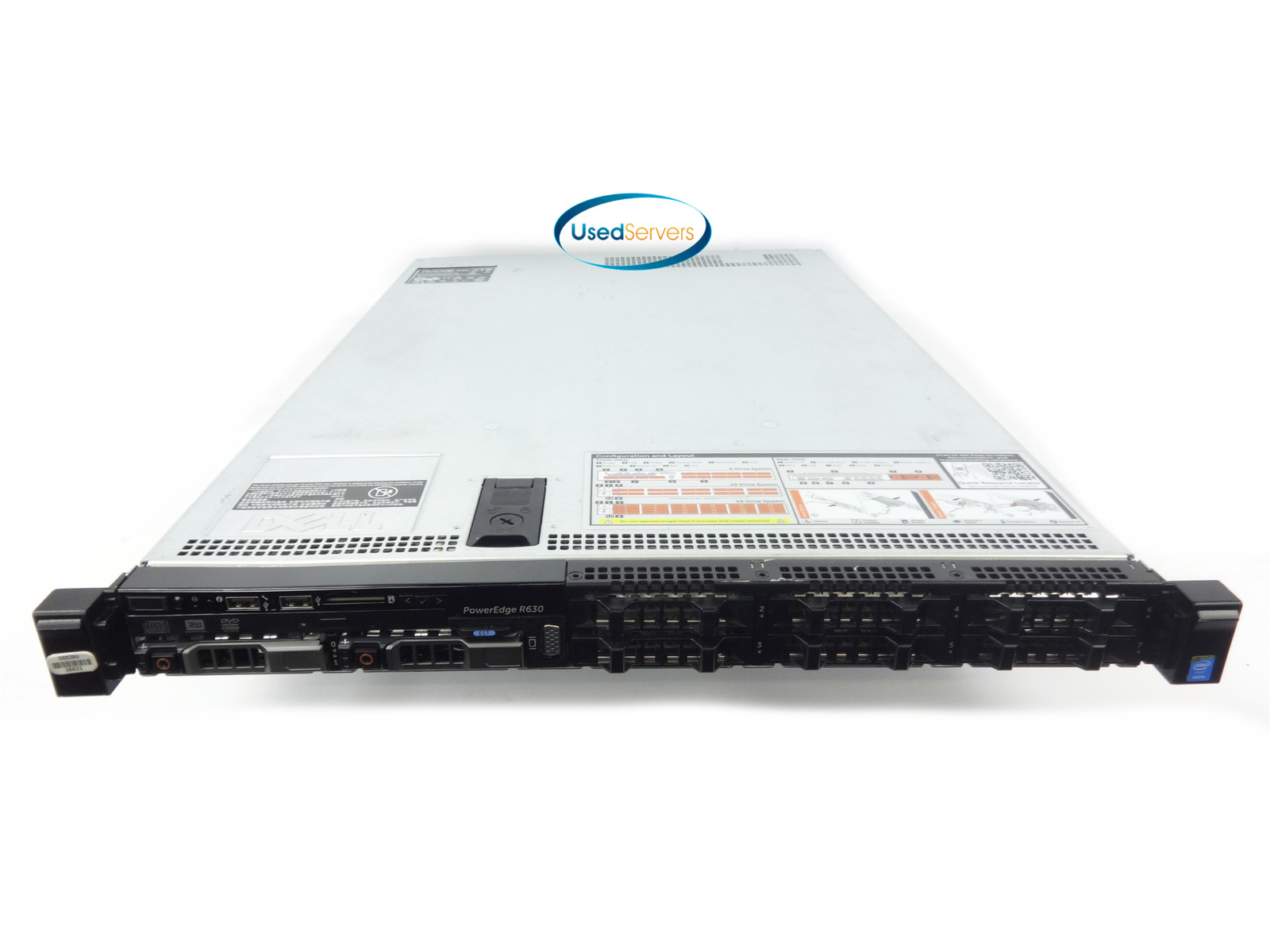 Dell R630 8×2.5 32GB 2133 2xE5-2637V3 3.5ghz=8Cores 2x HD TRAY H730