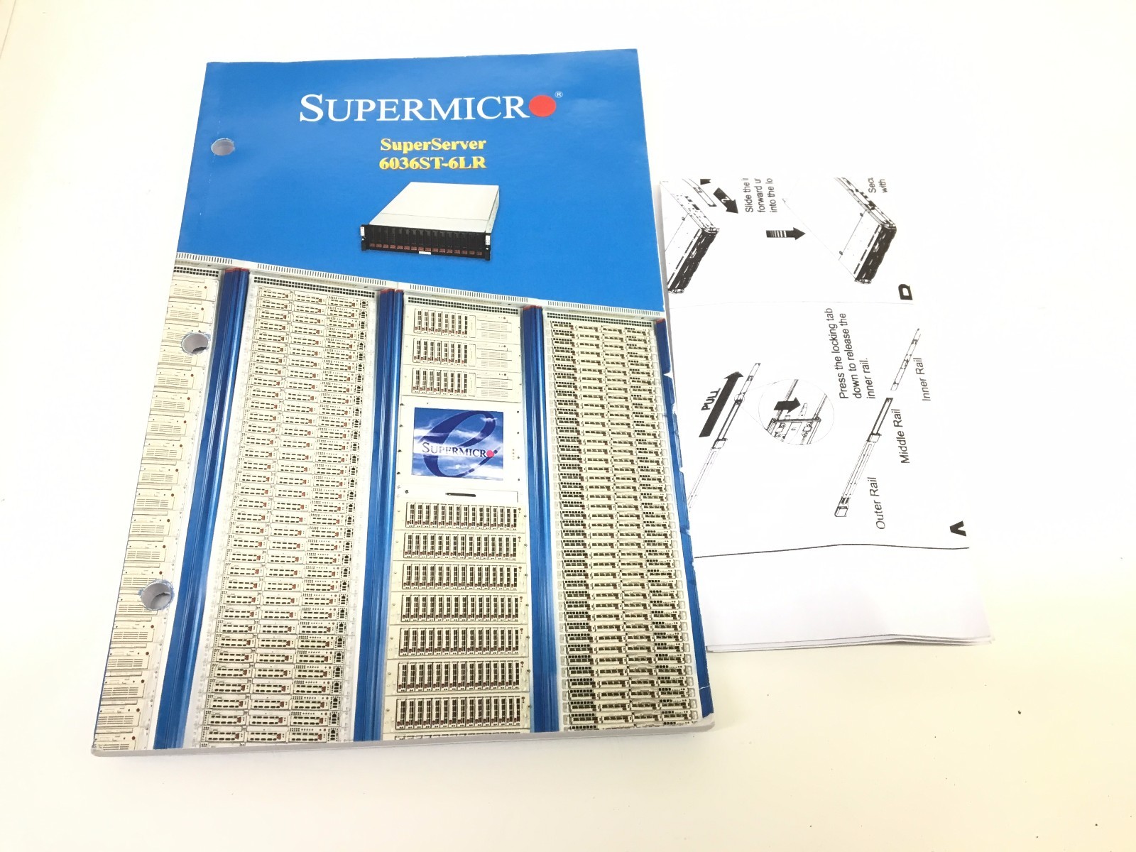 SuperMicro SuperServer 6036ST-6LR Accessory Kit w/ Rails