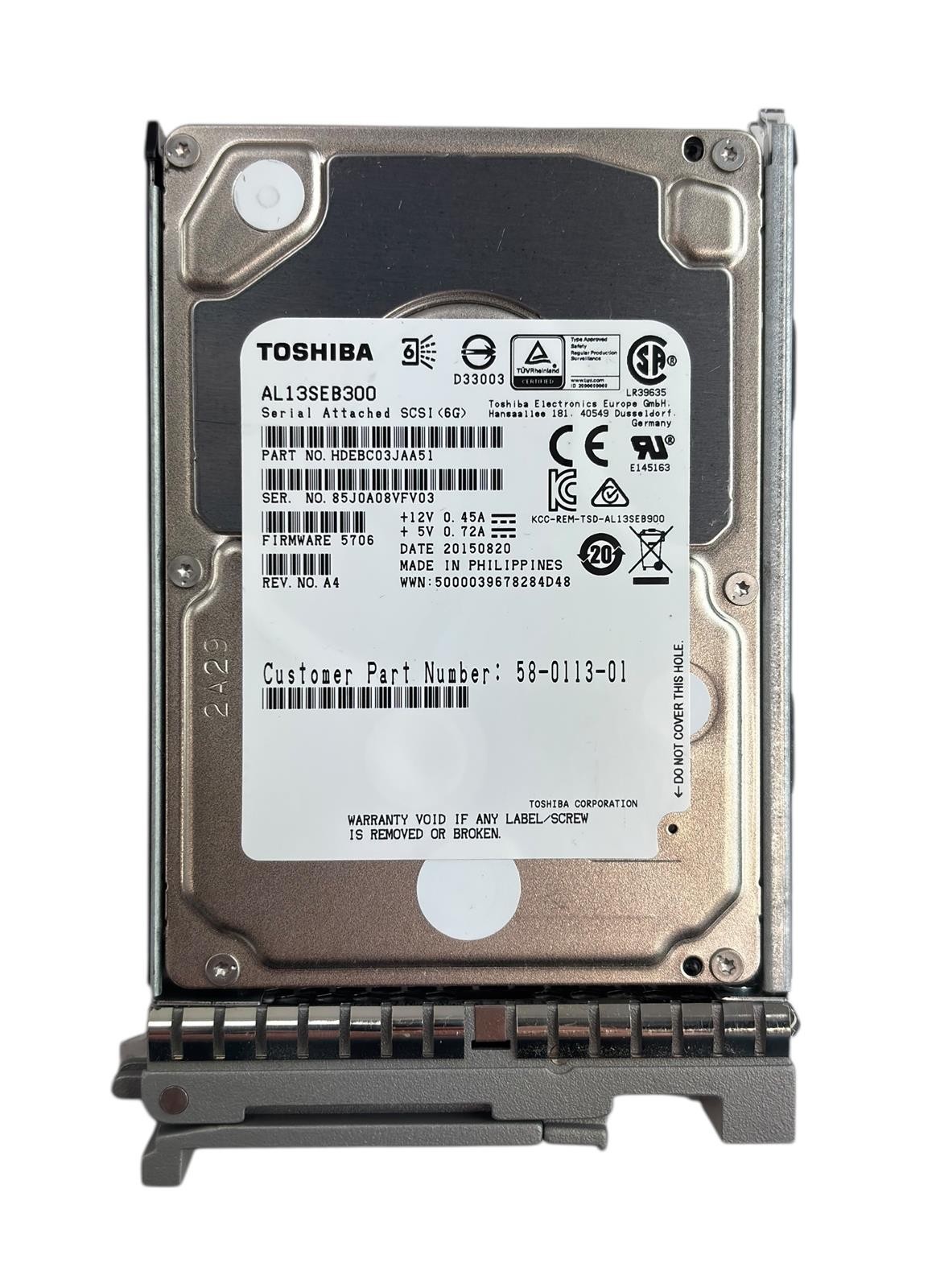 Cisco UCS C220 M4S 2x 8-Core Xeon E5-2630v3 8x 300GB HDDs 48GB RAM 8x Bays 770W