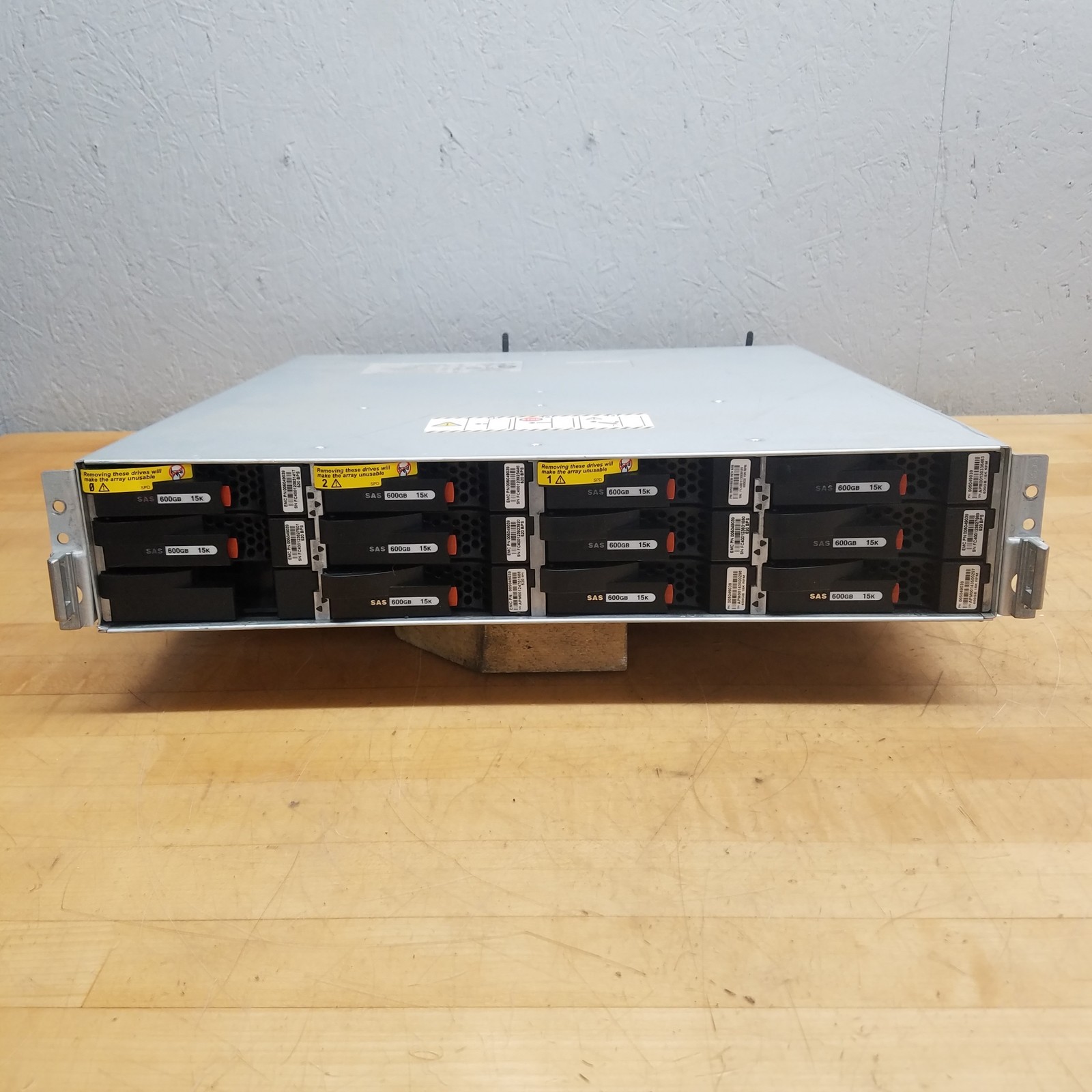 EMC2 VNX3150 Storage Server, 12-bay, 2RU, PN:900-541-015, , W/ Mounting Rails
