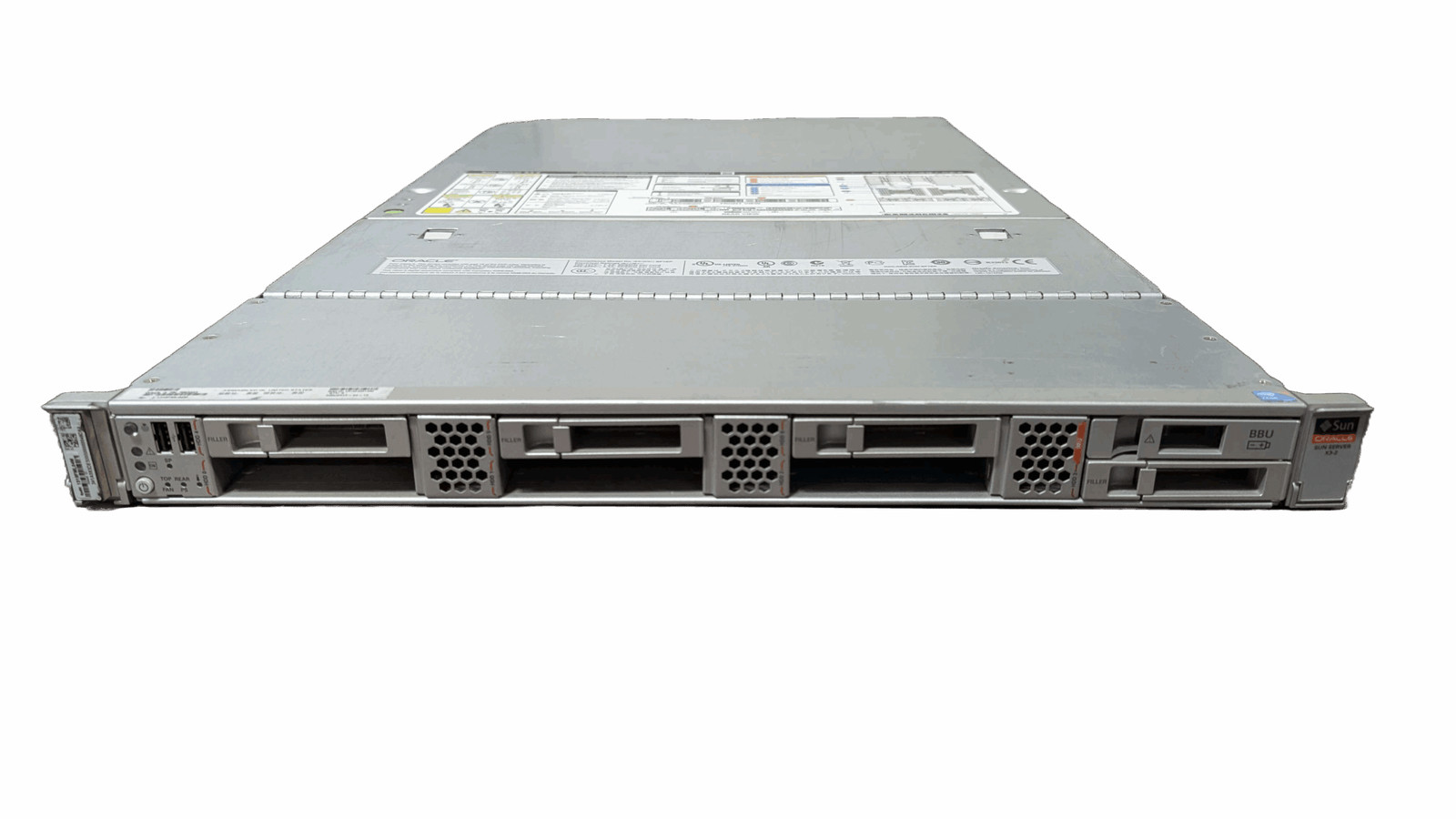 Sun Oracle Server X3-2 1U Barebones w/ 2x Heatsinks 2x 600W PSU NO HDD/RAM/CPU