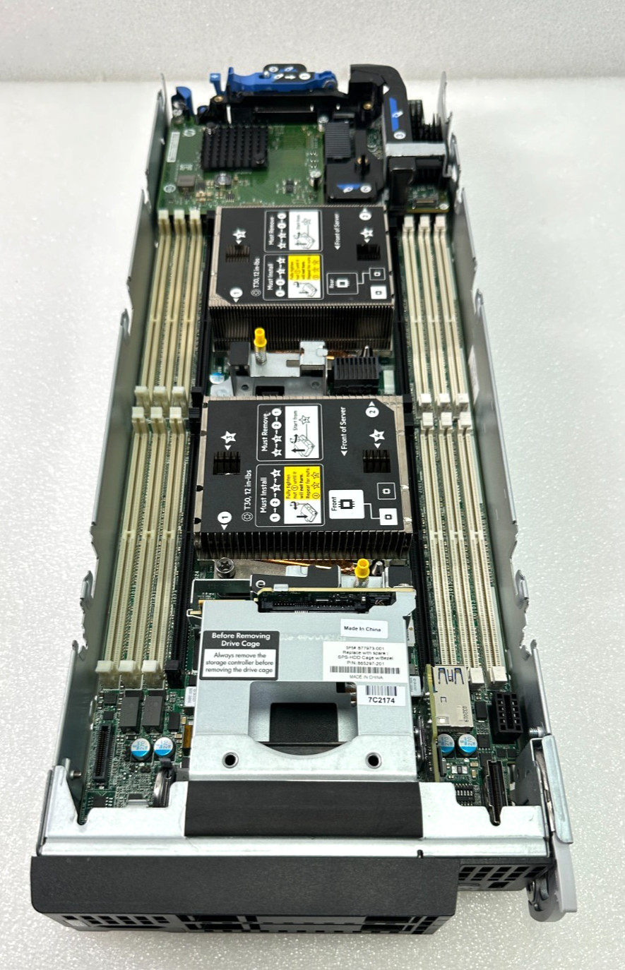 HP ProLiant BL460c Gen10 Barebones System P204i-b No RAM/HDD/CPU Blade Server 🚚