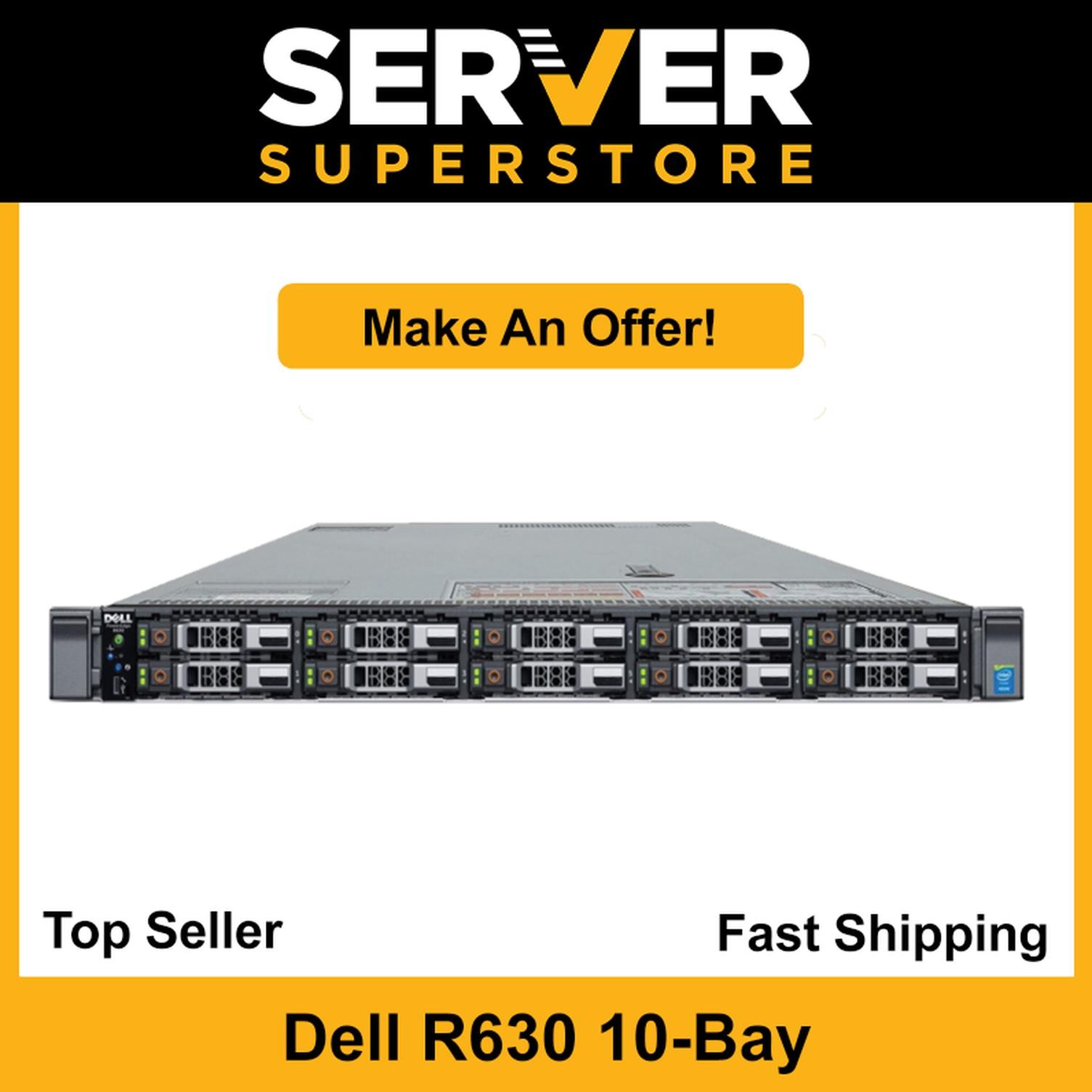 Dell PowerEdge R630 Server 2x E5-2695 V4 =36 Cores H730P 128GB RAM 10x 600GB SAS