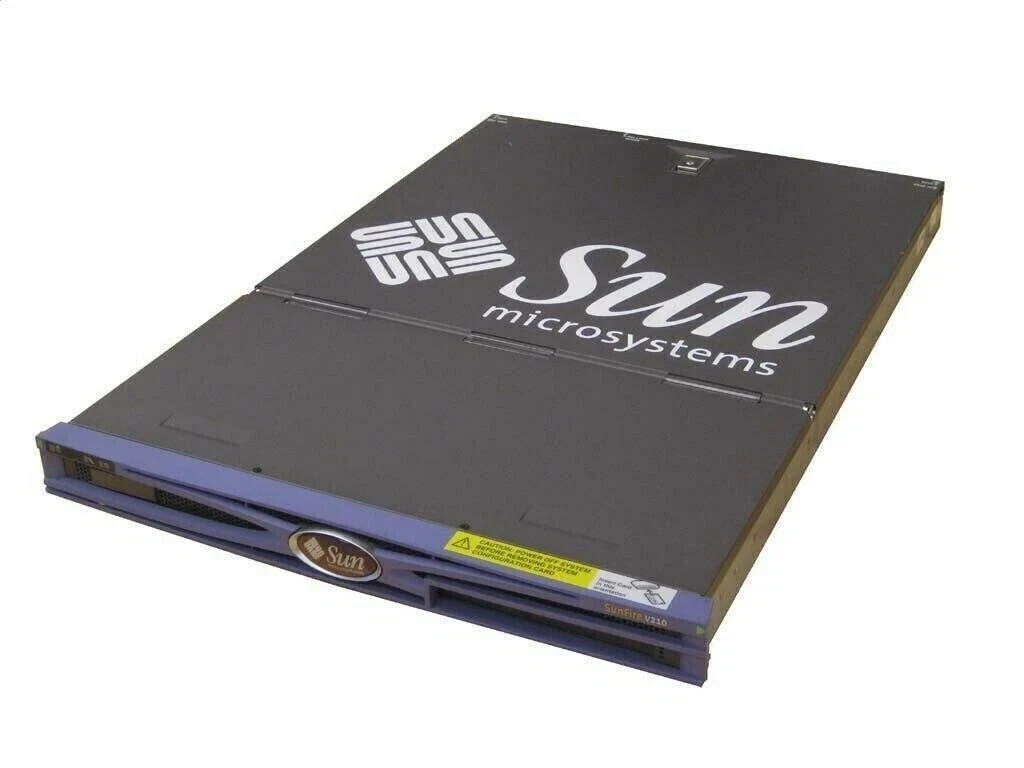 Sun Fire V210 Server, 2x 1GHz UltraSPARC IIIi CPU, 2GB Memory, 36GB HDD, DVD