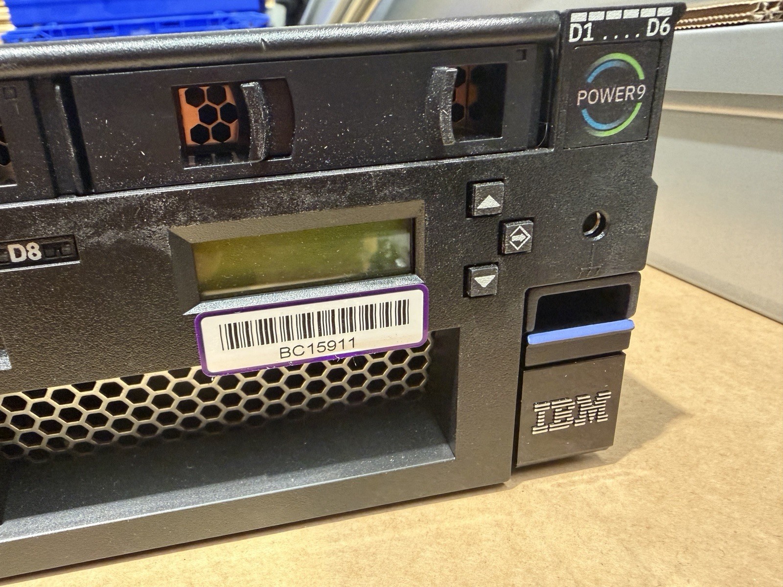 IBM Power 9 Linux L922, 2×6-Core CPU / No RAM / 2 x 1400W PSU / Rails – 9008-22L