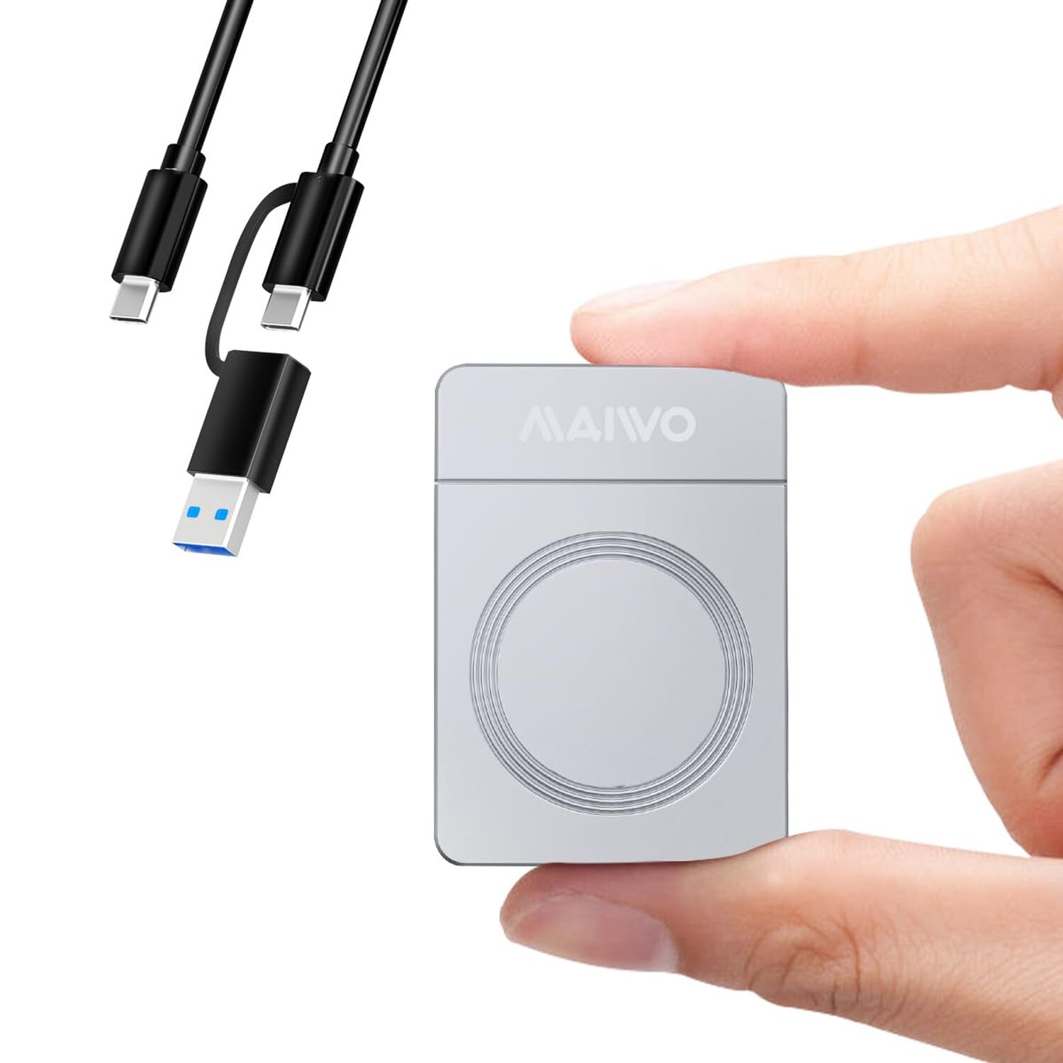 MAIWO USB-C 2230 M.2 SSD Enclosure, 10Gbps Aluminum M.2 Enclosure for NVMe PC…