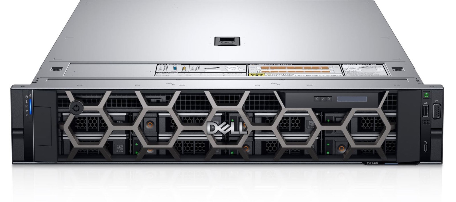 Server Dell R7425 8×3.5″ with 2x EPYC 7371 32GB H730P 2x960GB 2x1GbE RJ45 2xPSU