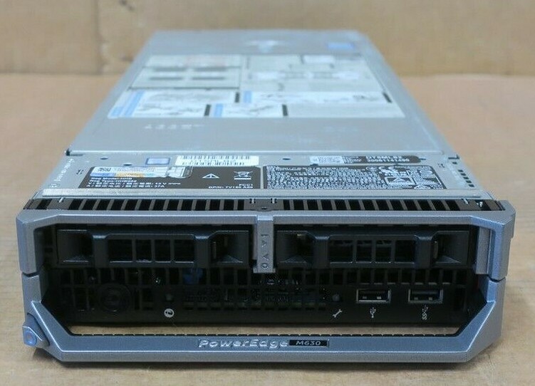 Dell PowerEdge M630 Blade Server 2x 14-Core E5-2683v3 2.0GHz 256GB RAM H330 RAID