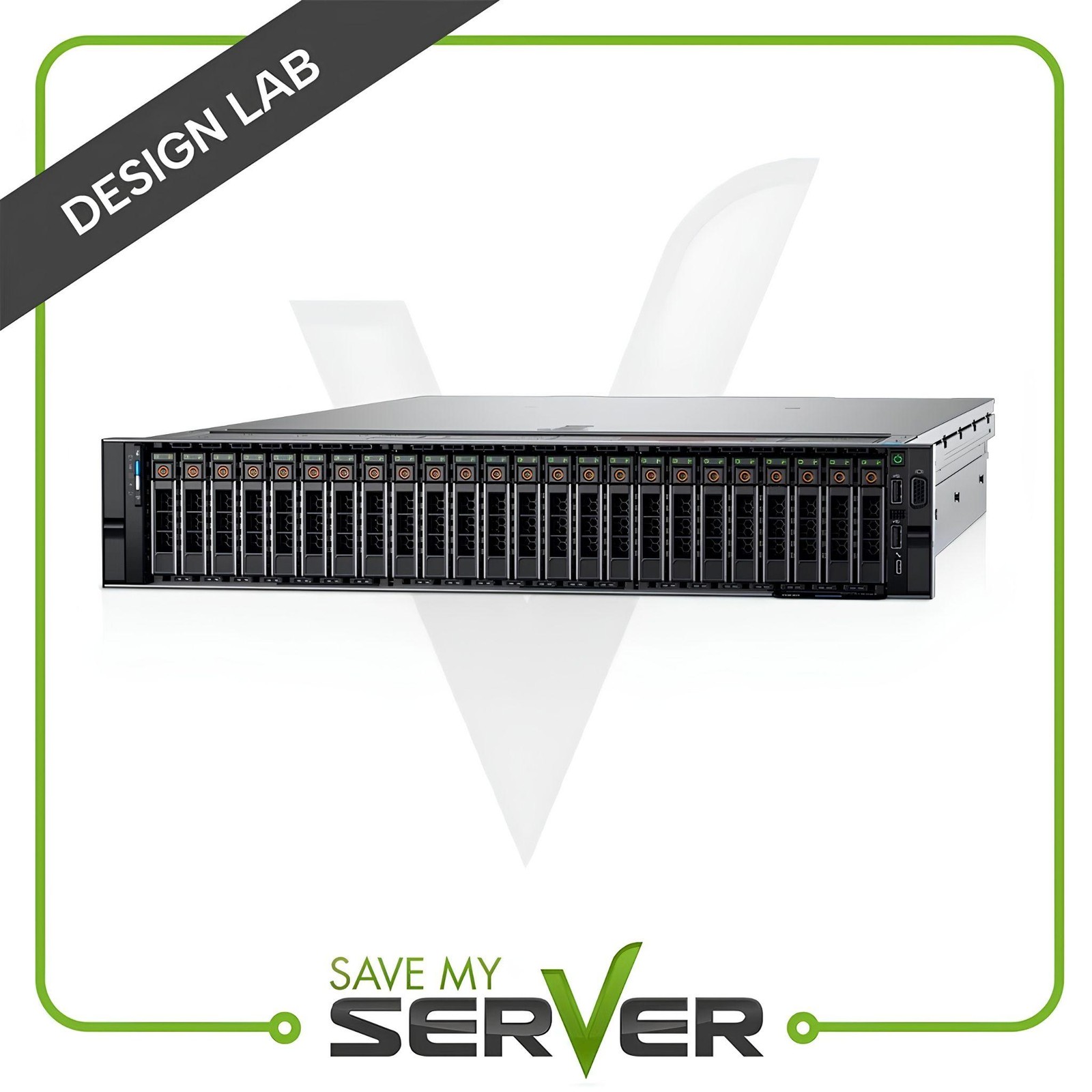 Dell PowerEdge R840 Server Design Lab – 24 Bay – 2x Intel Gold V2