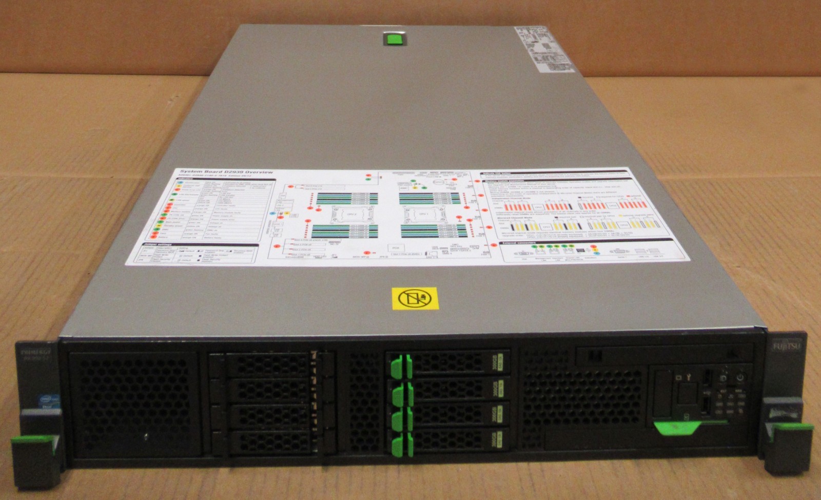 Fujitsu Primergy RX300 S7 2x Xeon 8-Core E5-2690 2.9GHz 256GB 1.2TB RAID Server