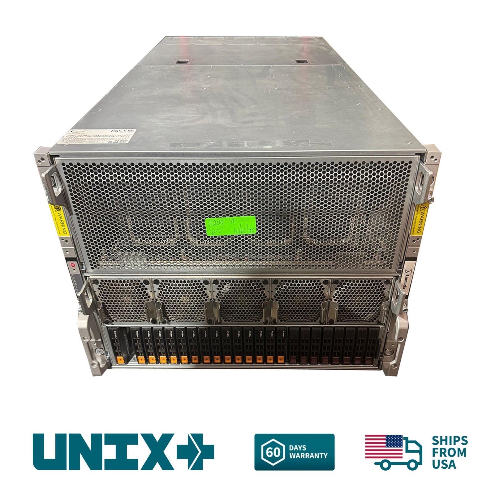 8x H200 141GB SXM GPU Server 96 Core 2304GB DDR5 AI Deep learning HPC NVLink