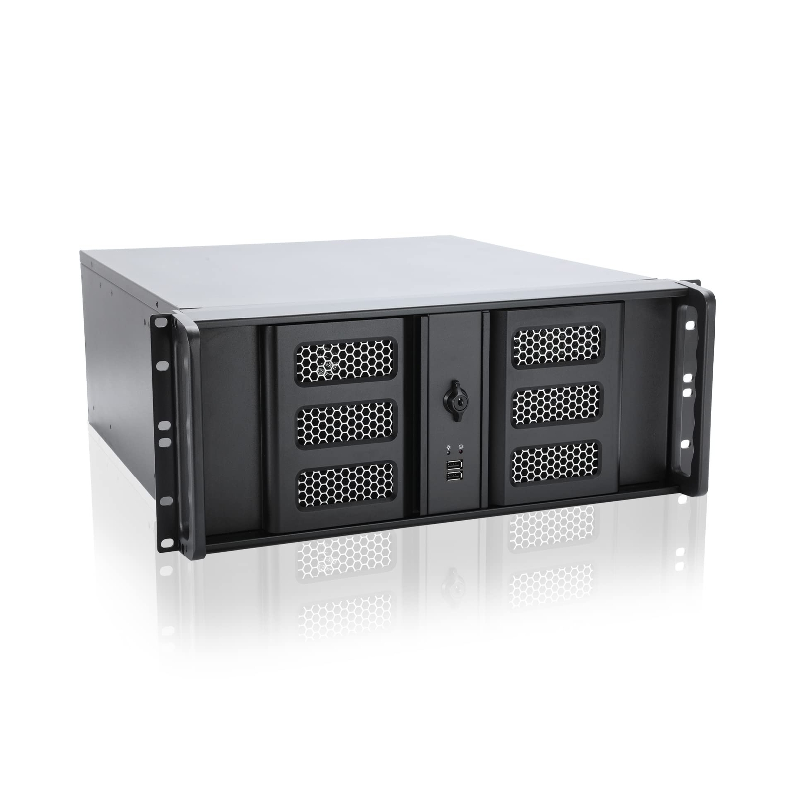 RackChoice 4U Rackmount Server Chassis with 3×5.25 Front Bays+7×3.5 +3×2.5 Dr…
