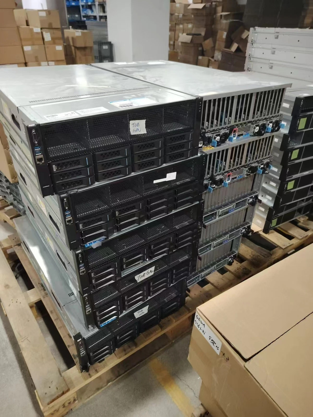 Inspur NF5468 M5 12X3.5″8 GPU Server/2X Gold 6152 CPU /384GB RAM/ 8X RTX4090 GPU