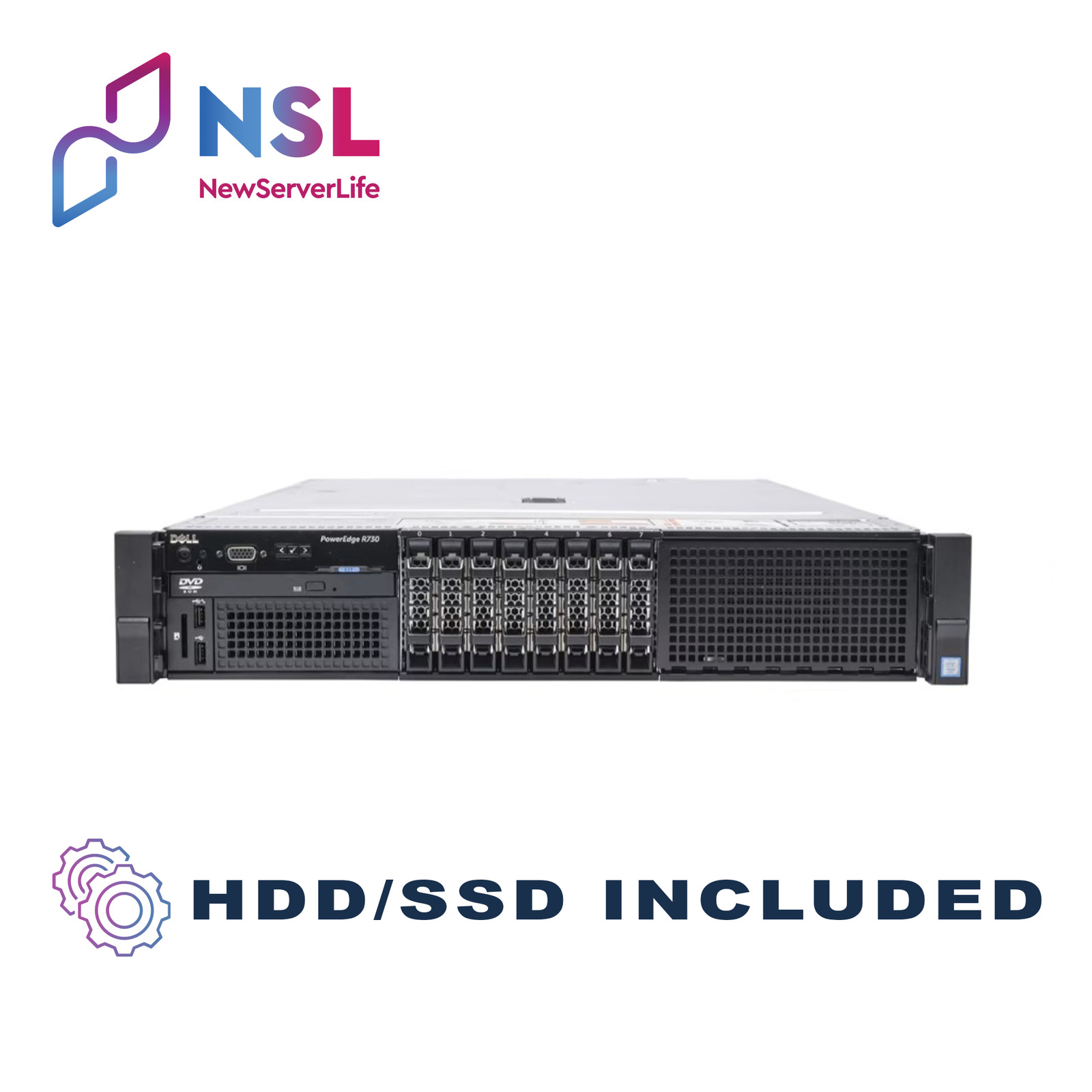 DELL R730 Server 2x E5-2687Wv3 3.1GHz =20 Cores 128GB H730 2x 1.2TB SAS 4xRJ45
