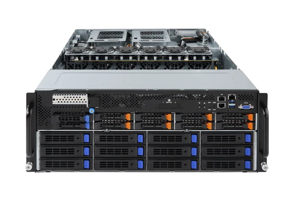 New Gigabyte 4U 10x Nvidia GPU AI Server 2x Silver 4210 20-Core 2.2GHz 32GB RAM