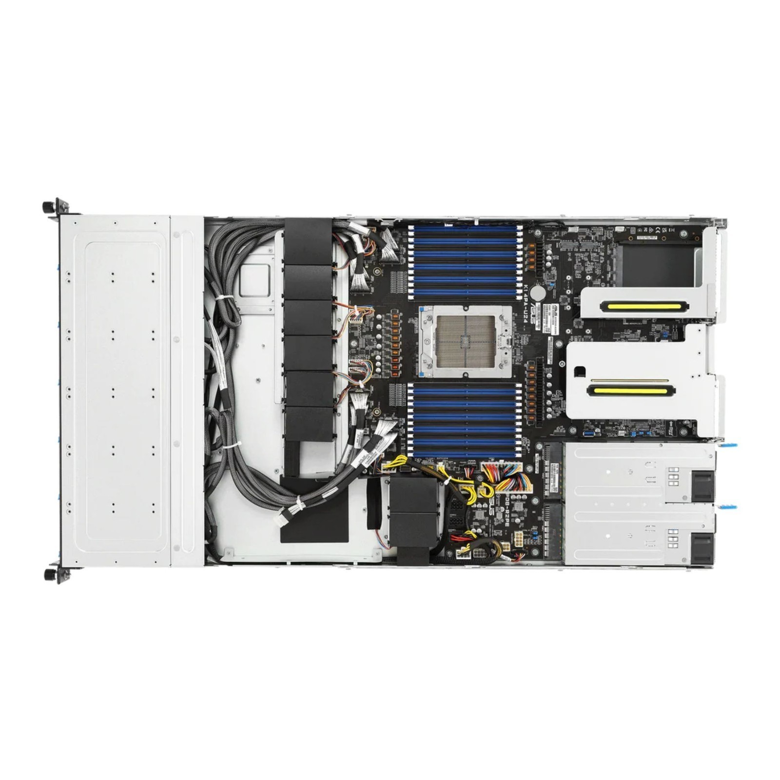 ASUS RS501A-E12-RS12U 1U Server 12xNVME 1x EPYC 9754, 256GB 4800MHz RAM, 2x1200W