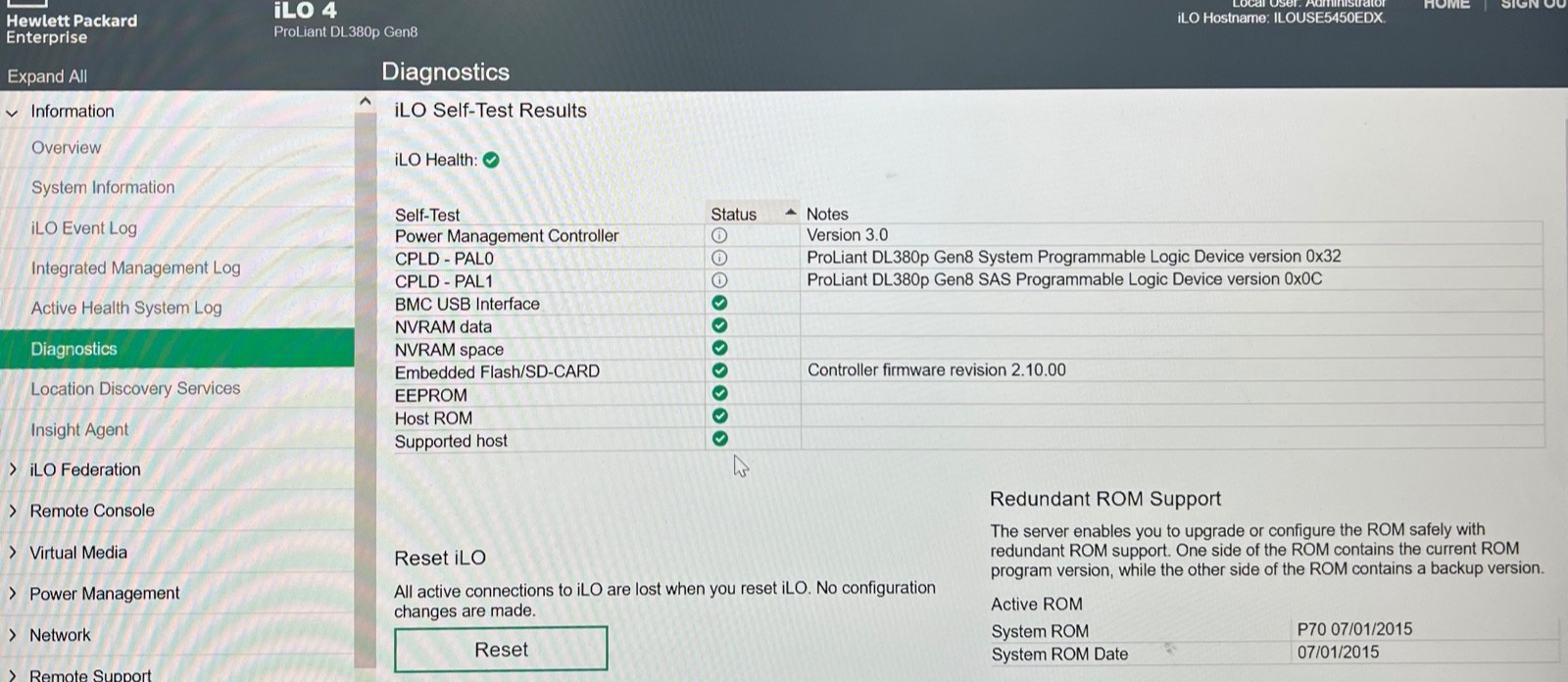 HP Proliant DL380p Gen8 8SFF Server – E5-2670, 24GB, 4x 300GB HDD, 2x PSU
