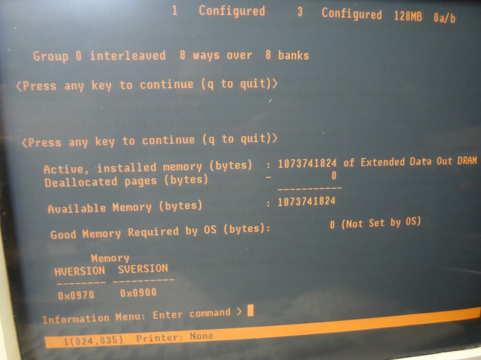 HP VISUALIZE A4988A A4125A C360 Workstation 367MHz 1GB Mem A4553A FX4 Sold AS-IS