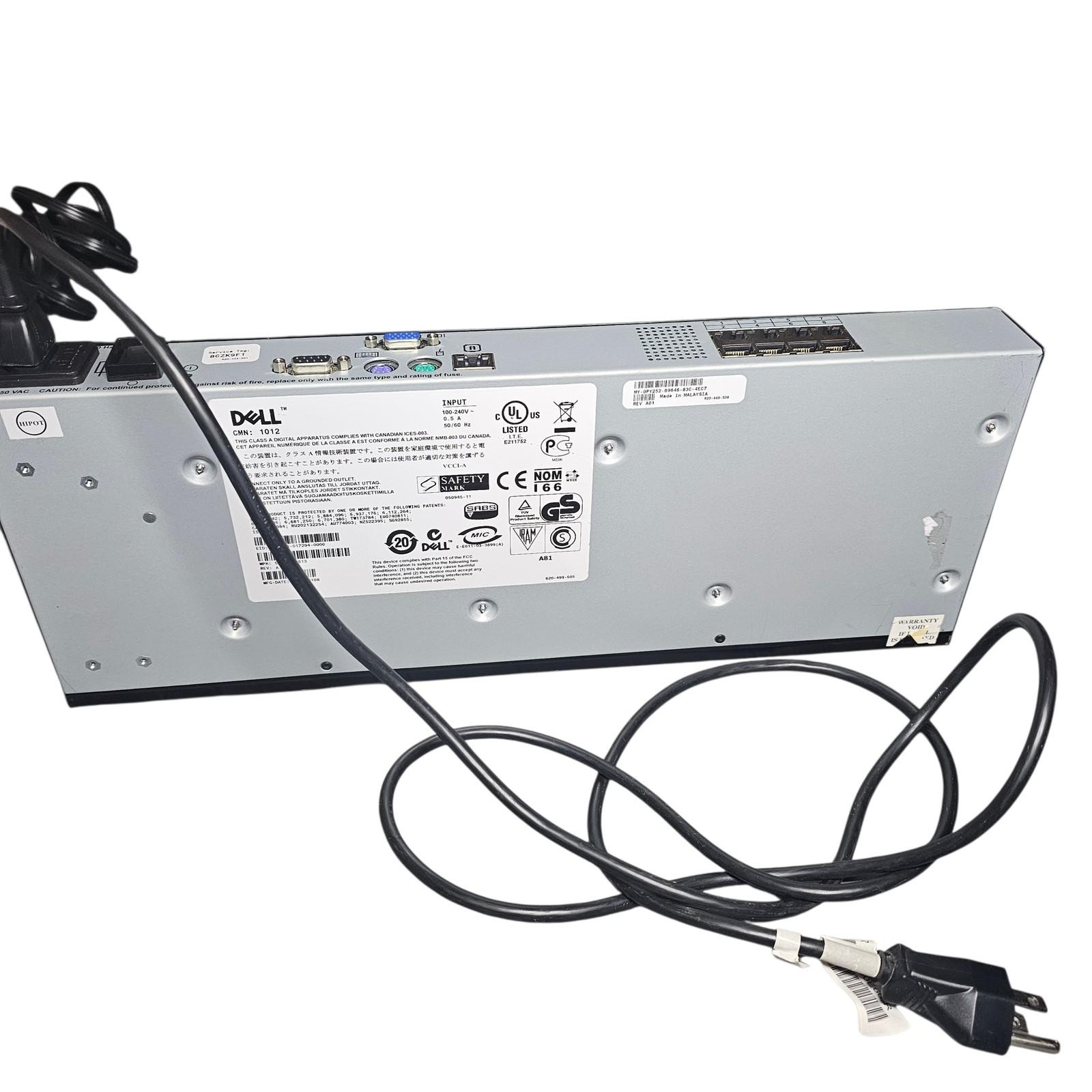 Dell PowerEdge 180AS 8-Port Analog KVM Switch Console Rackmount
