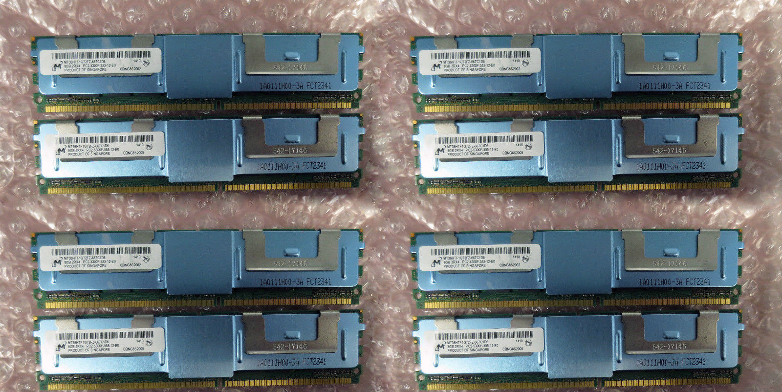 Dell PowerEdge 64GB 8 x 8GB DIMMS 1950 M600 R900 6950 PC2-5300F ECC Memory RAM