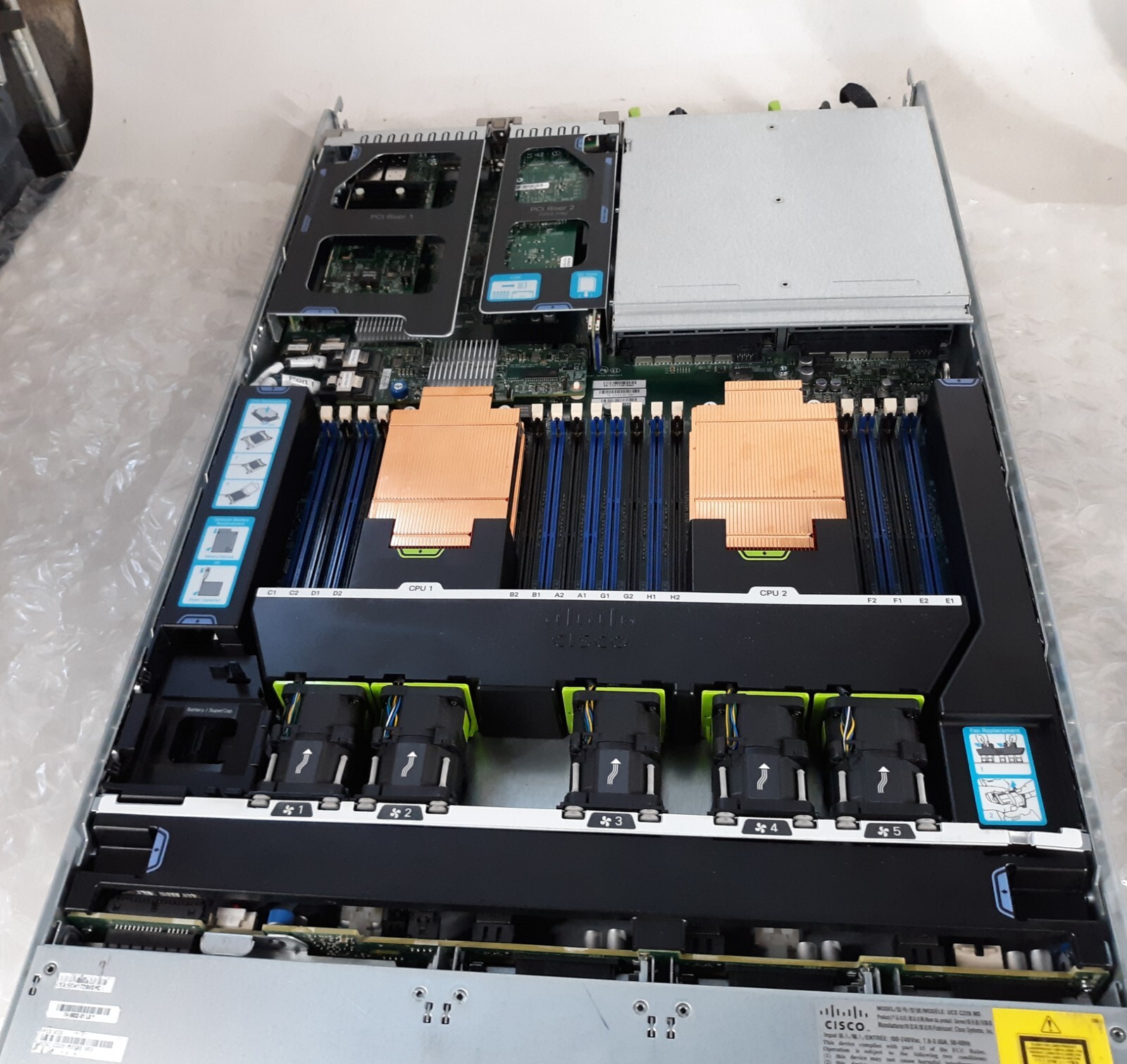 Cisco UCSC-C220-M3SBE Server Intel Xeon E5-2609 NO RAM HDD w/ 2x 650w PSU
