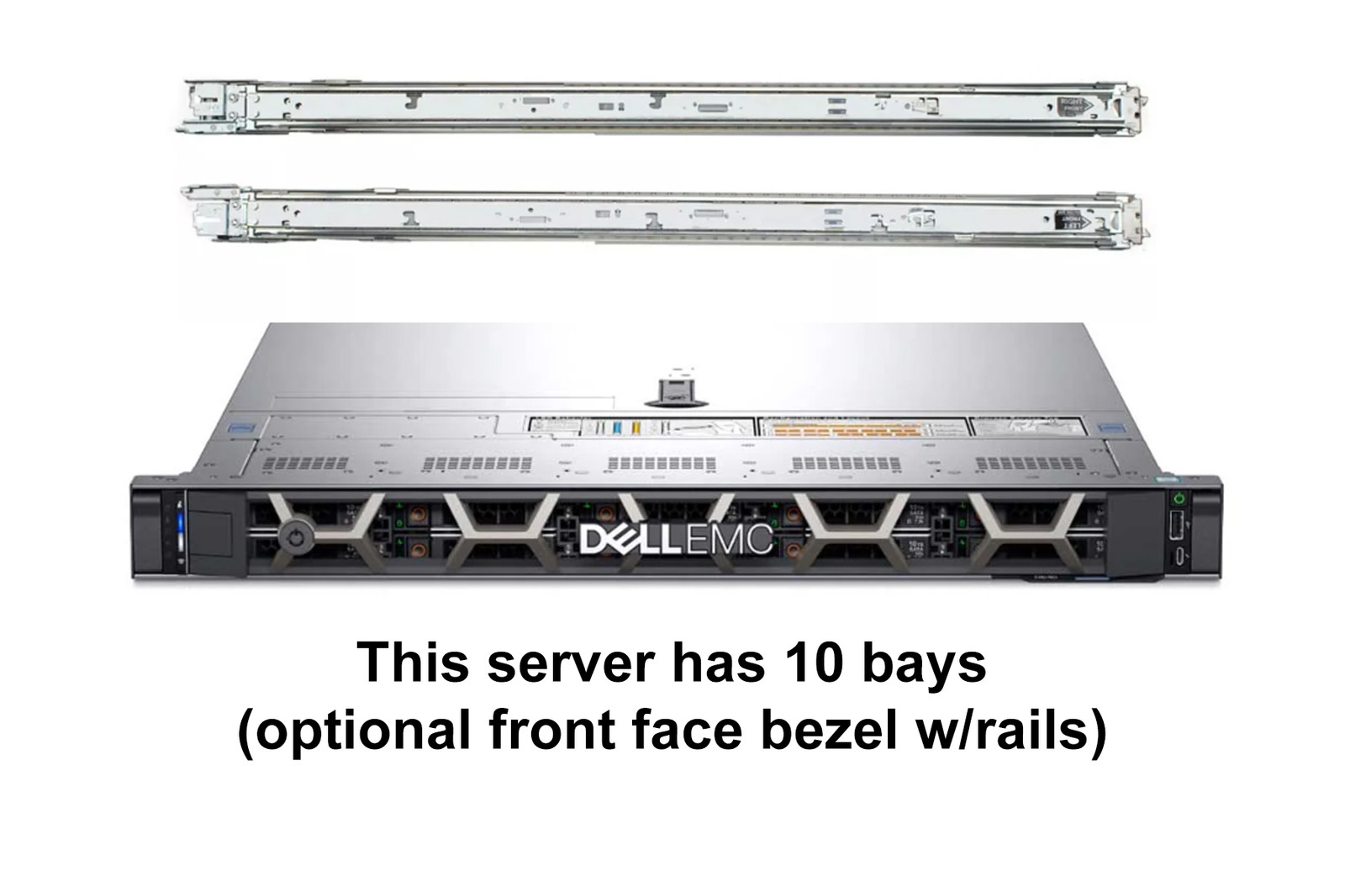 Dell PowerEdge R640 Server | 2x Gold 5122 -3.6GHz | H730P | 768GB RAM | 2x trays