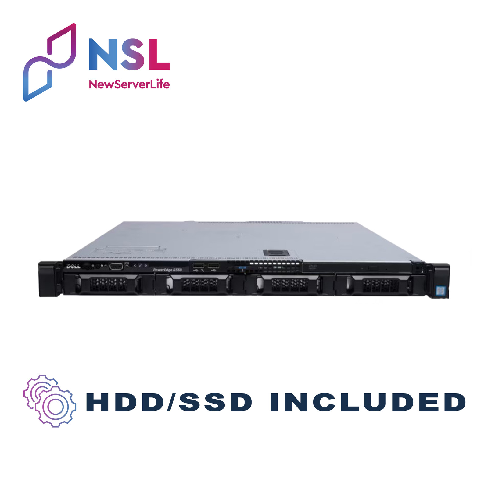 DELL R330 4LFF 1x E3-1270v6 3.8GHz 4C 32GB H730 PCIe 2x 4TB SAS 2xRJ45