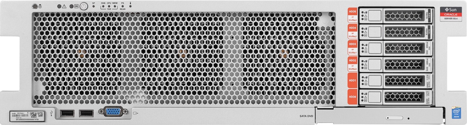 SUN Oracle X5-4/ 4 x 18-Core 2.6GHz Intel E7-8895 v3