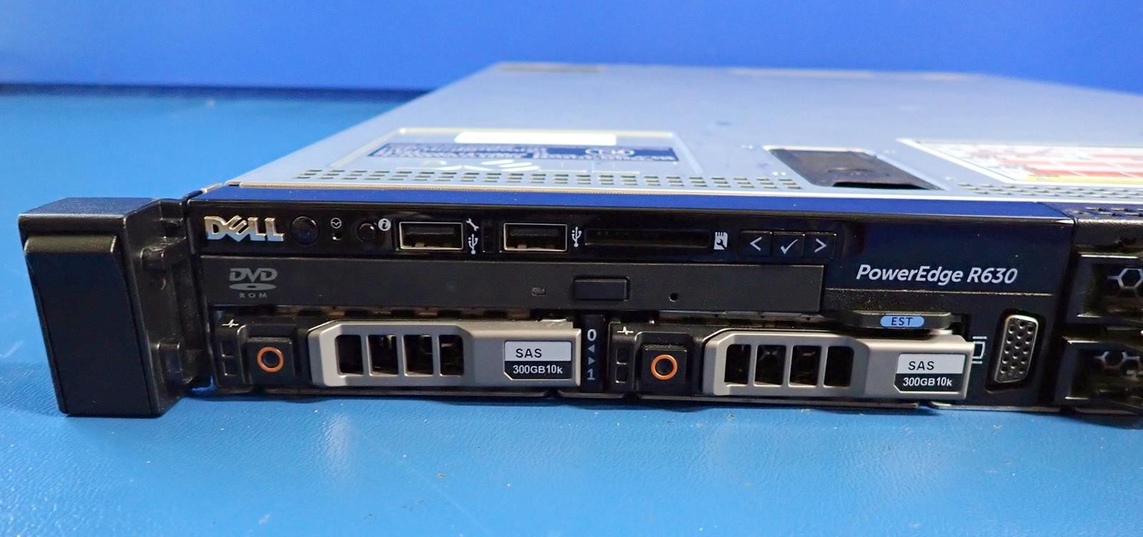 DELL POWEREDGE R630 2x Intel Xeon E5-2667 v4 128GBGB DDR4 RAM, PERC H330 Mini