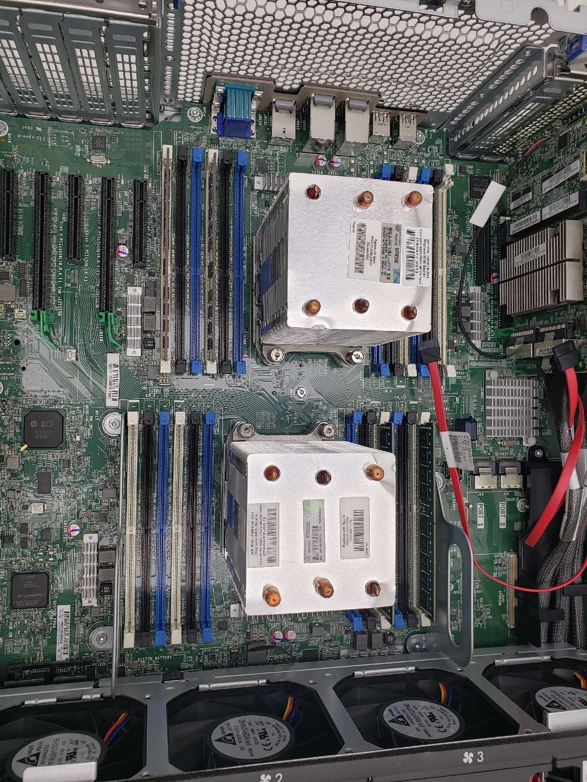 HP ProLiant ML350 Gen9 Server 2x Intel Xeon E5-2630 v3 P/N: TPS-F015 32GB RAM