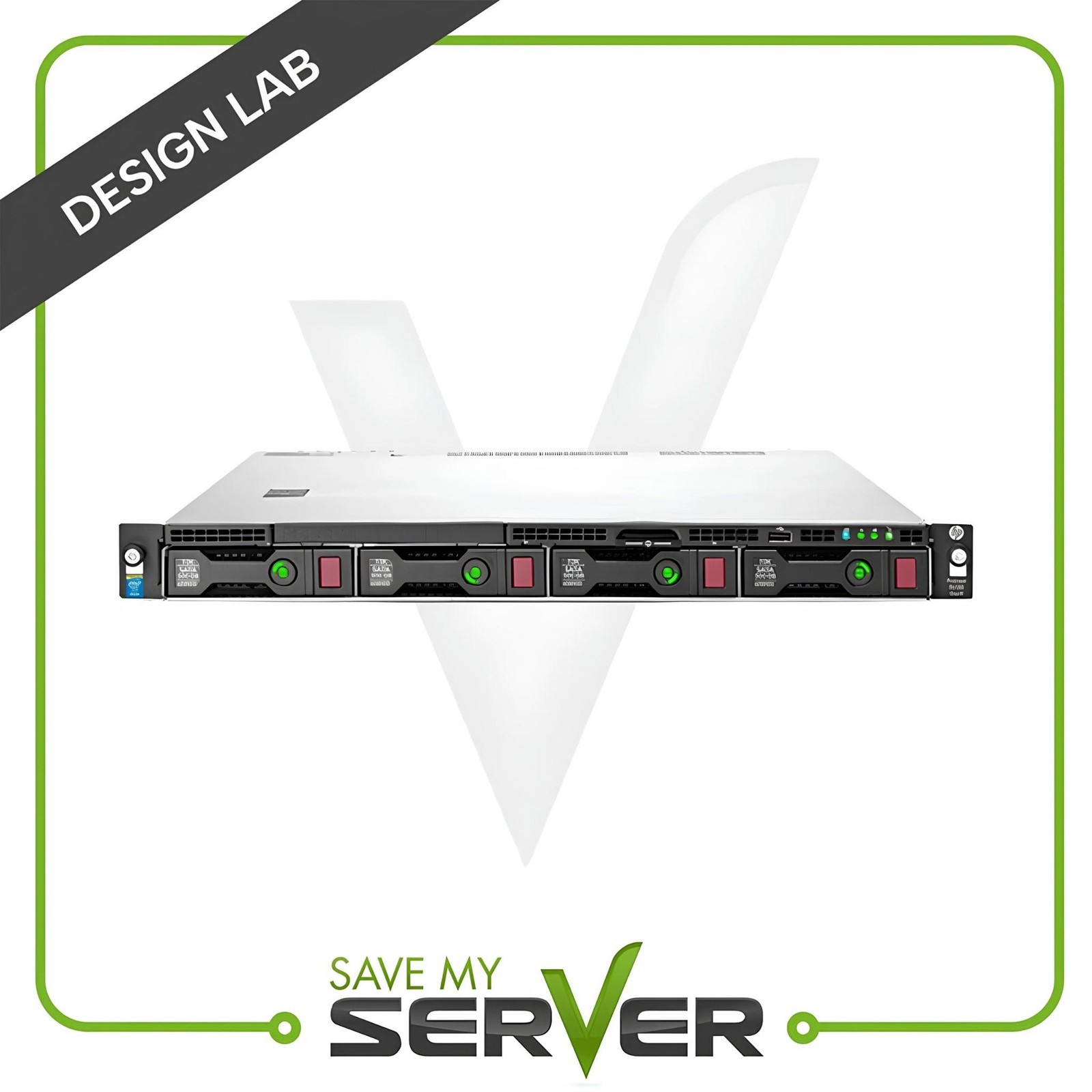 HP ProLiant DL360 Server Design Lab – 4 Bay – 2x Intel Platinum V1